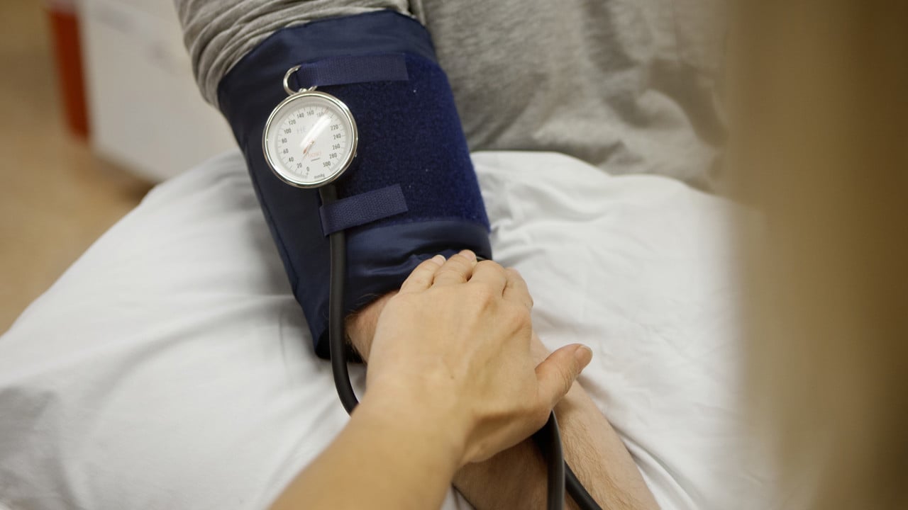 Bild på patient i vården