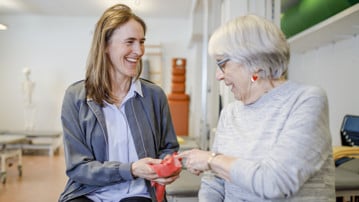 Porträtt av Karin Wadell, professor i fysioterapi, Institutionen för samhällsmedicin och rehabilitering, Umeå universitet.