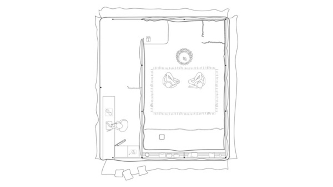 Drawing by students, floorplan