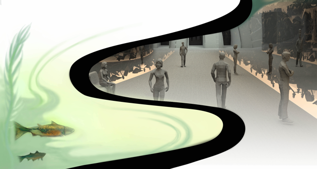 UMA transforms the commuter experience into a space for reflection and appreciation for Ume&aring;'s oldest citizen